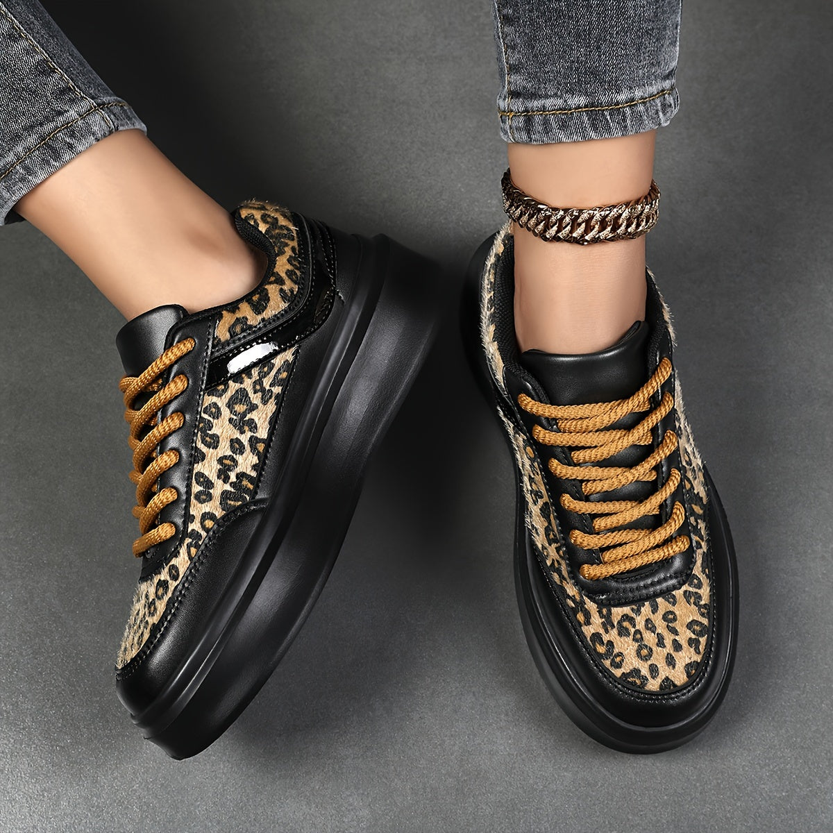 Leopard sneakers da donna