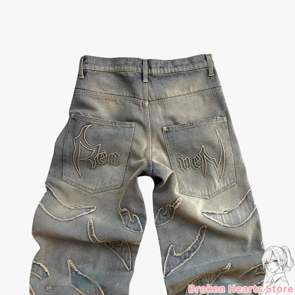 Jeans larghi unisex hip hop