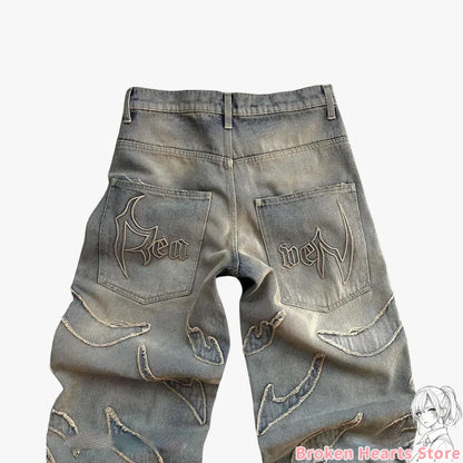 Jeans larghi unisex hip hop