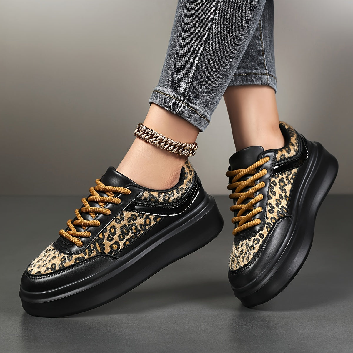 Leopard sneakers da donna